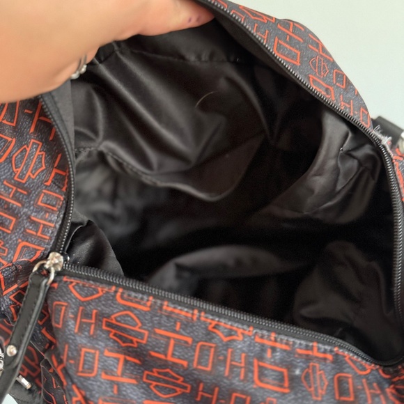 Harley Davidson Crossbody bag orange and black - Picture 9 of 15